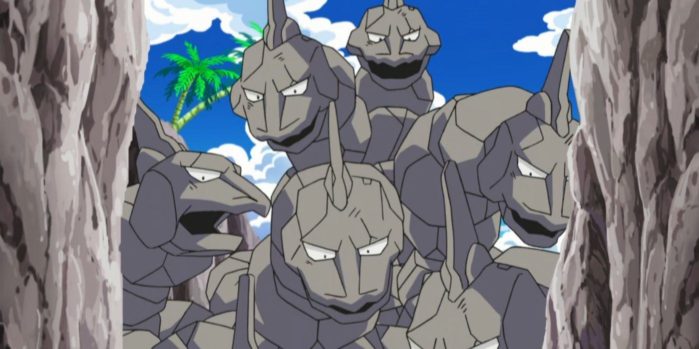 Onix from the Pokémon anime