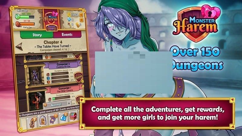 monster harem mod apk