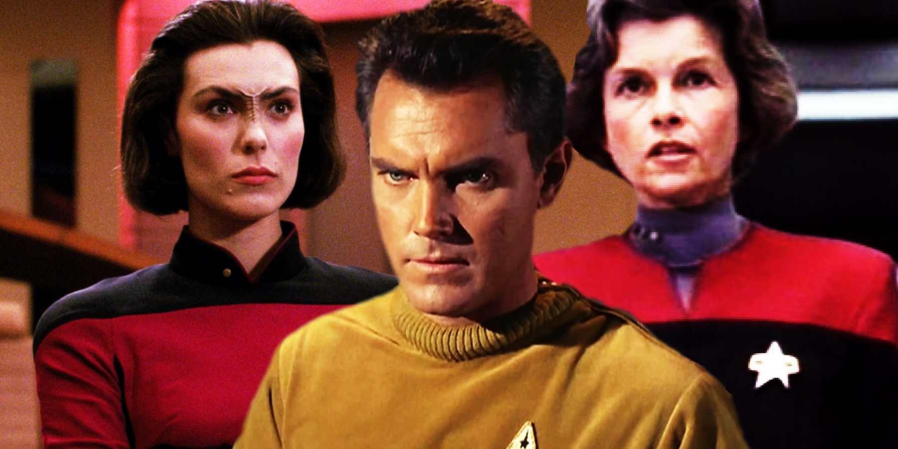 Michelle Forbes, Jeffrey Hunter and Genevieve Bujold all left Star Trek