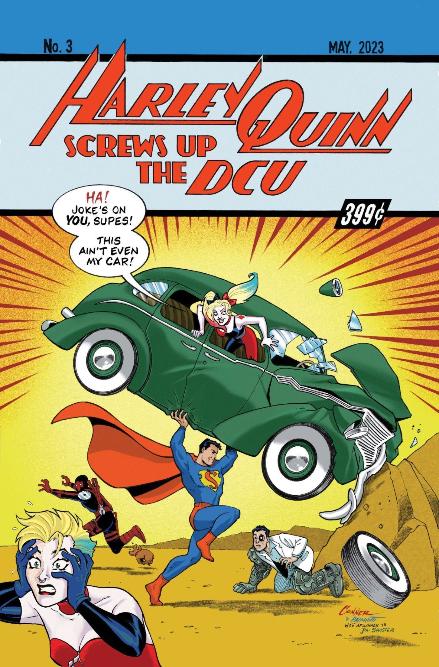 Harley Quinn and Superman Appear in Action Comics Comic Variation 1