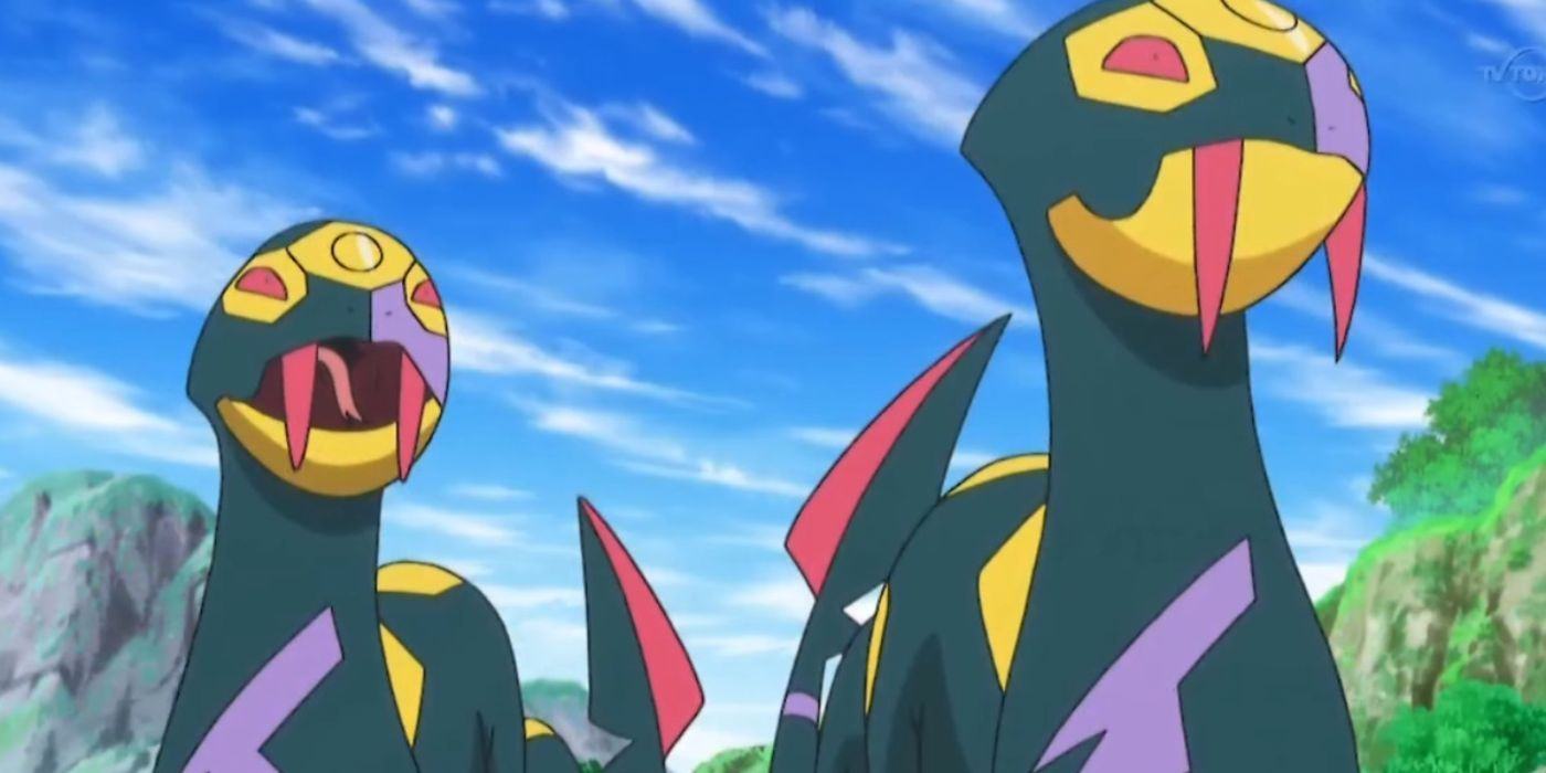 Seviper from the anime Pokémon