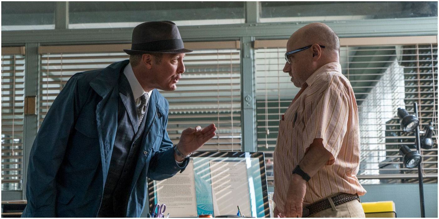 Raymond Reddington and Glenn Carter