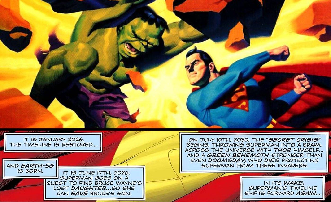 Hulk VS Superman's Secret Crisis