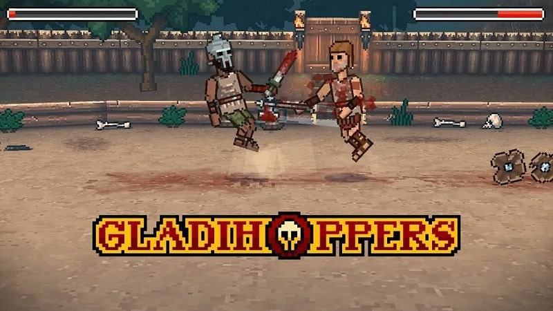 Gladihoppers MOD APK (Dumb enemy) 3.0.2