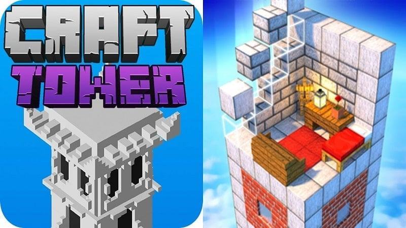 Tower Craft 3D MOD APK (Unlimited money) 1.10.8