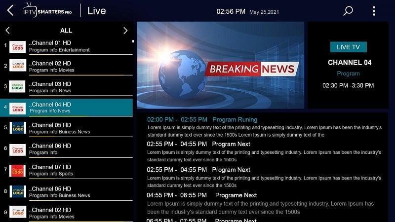 IPTV Smarters Pro apk for free