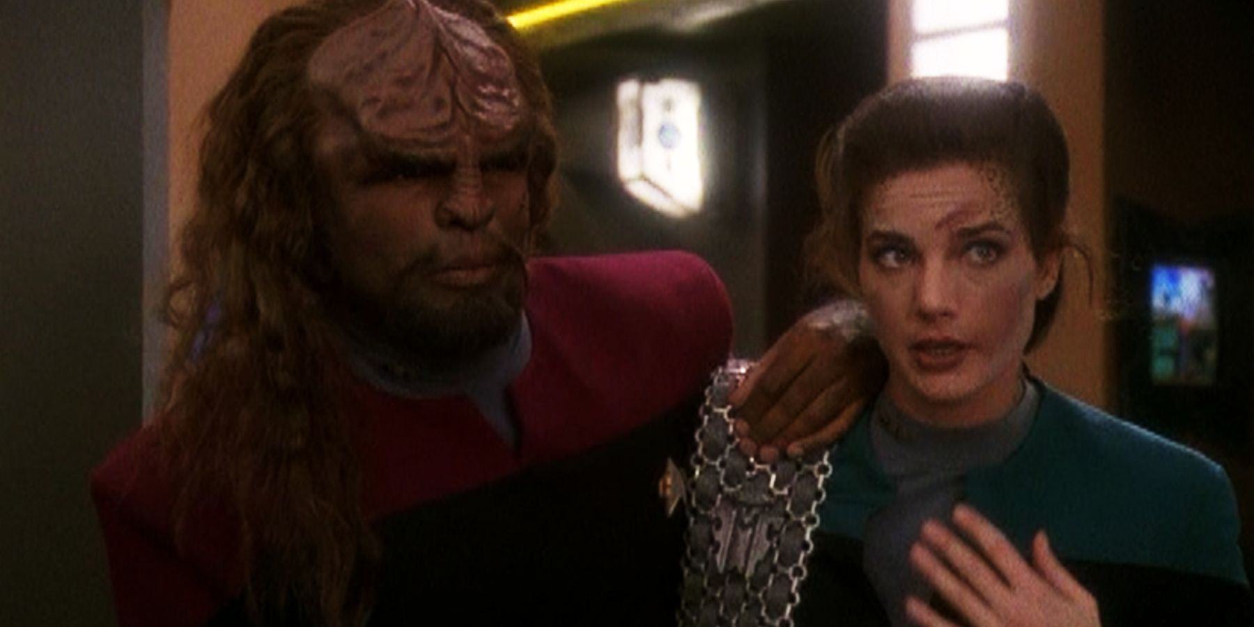 Worf and Dax find love in DS9 Season 5 Episode 3