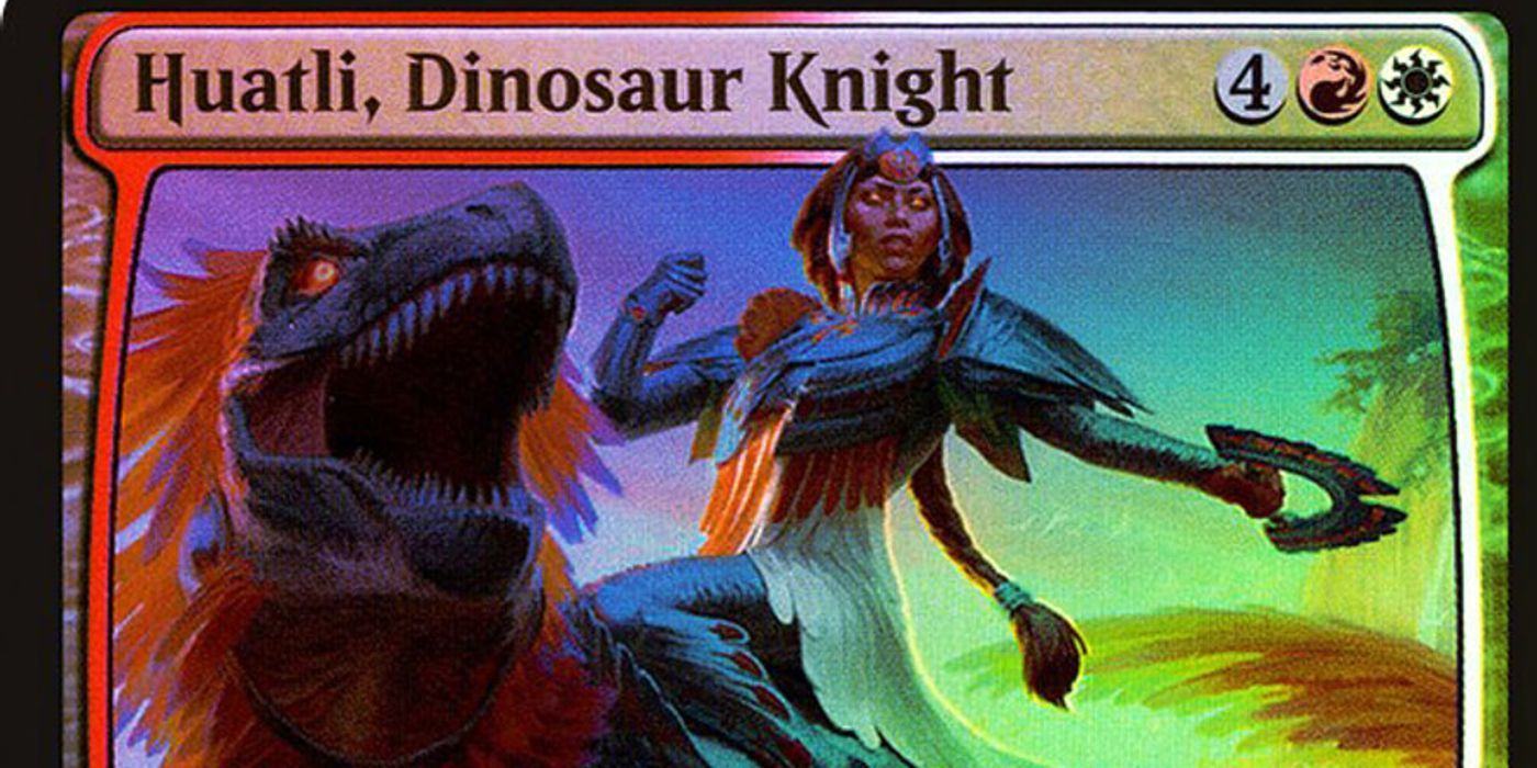 Huatli Dinosaur Knight Card