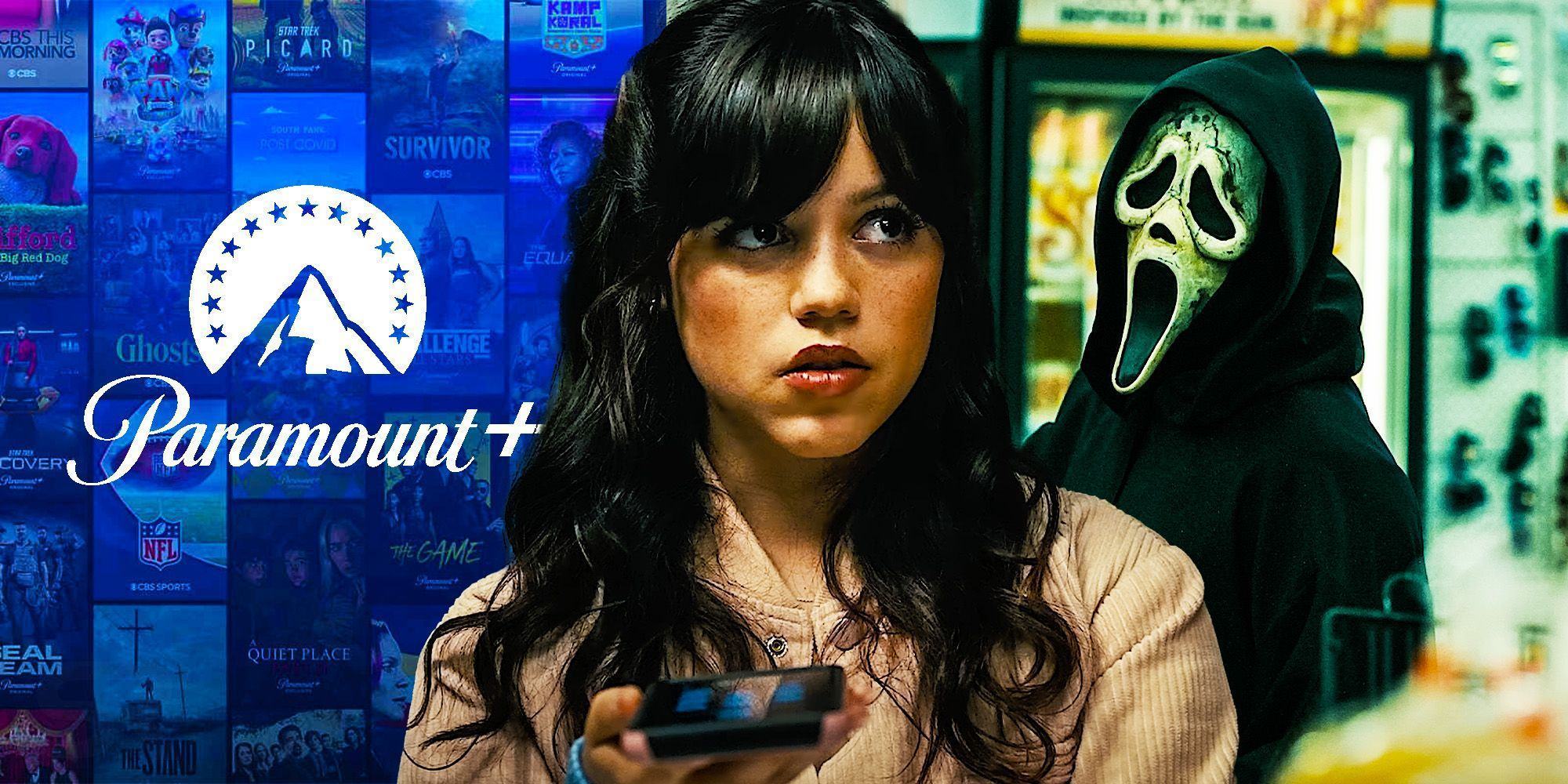 Paramount Plus Scream 6 ghostface jenna ortega