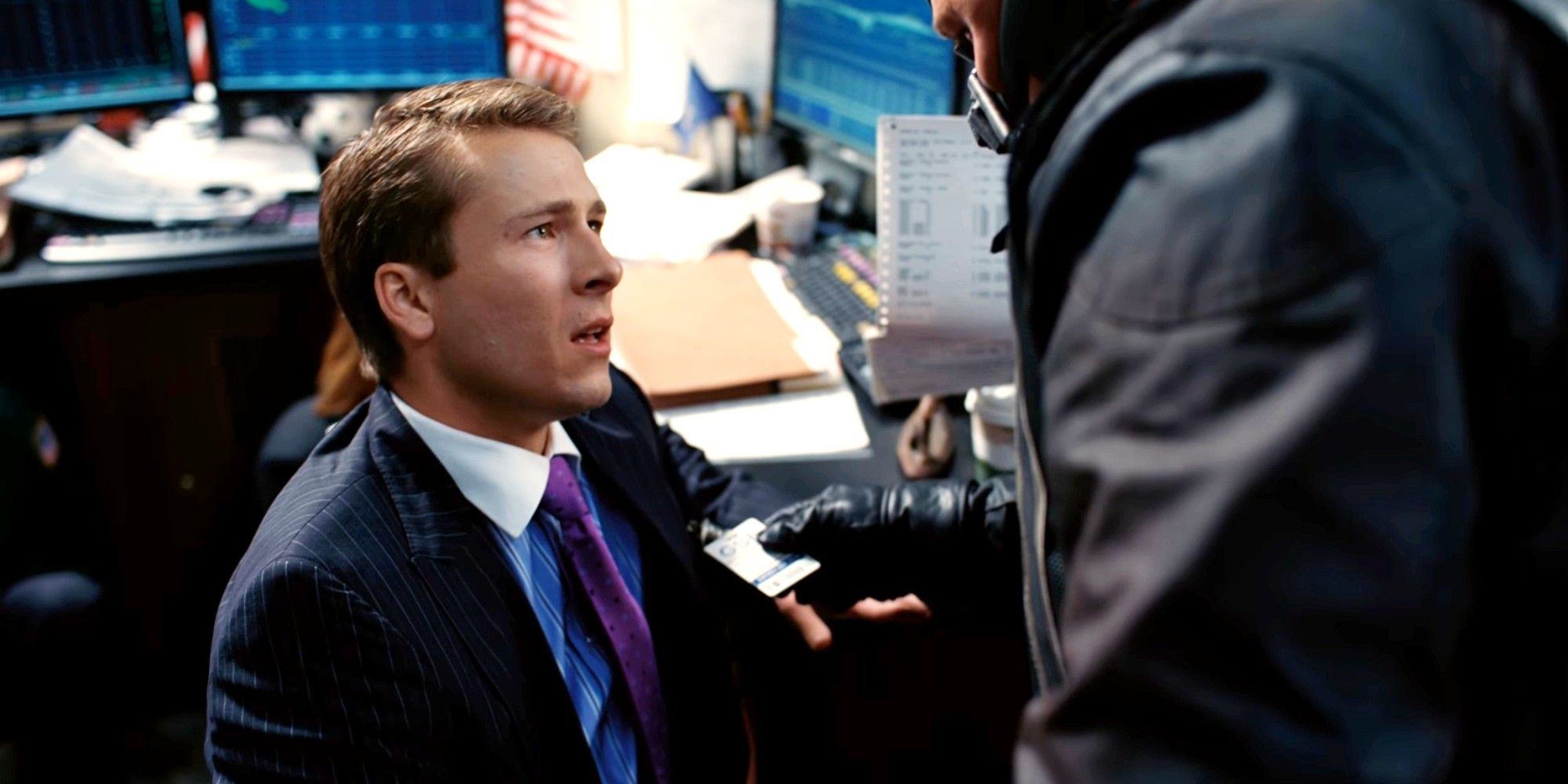 The Dark Knight Rises Glen Powell as Trader