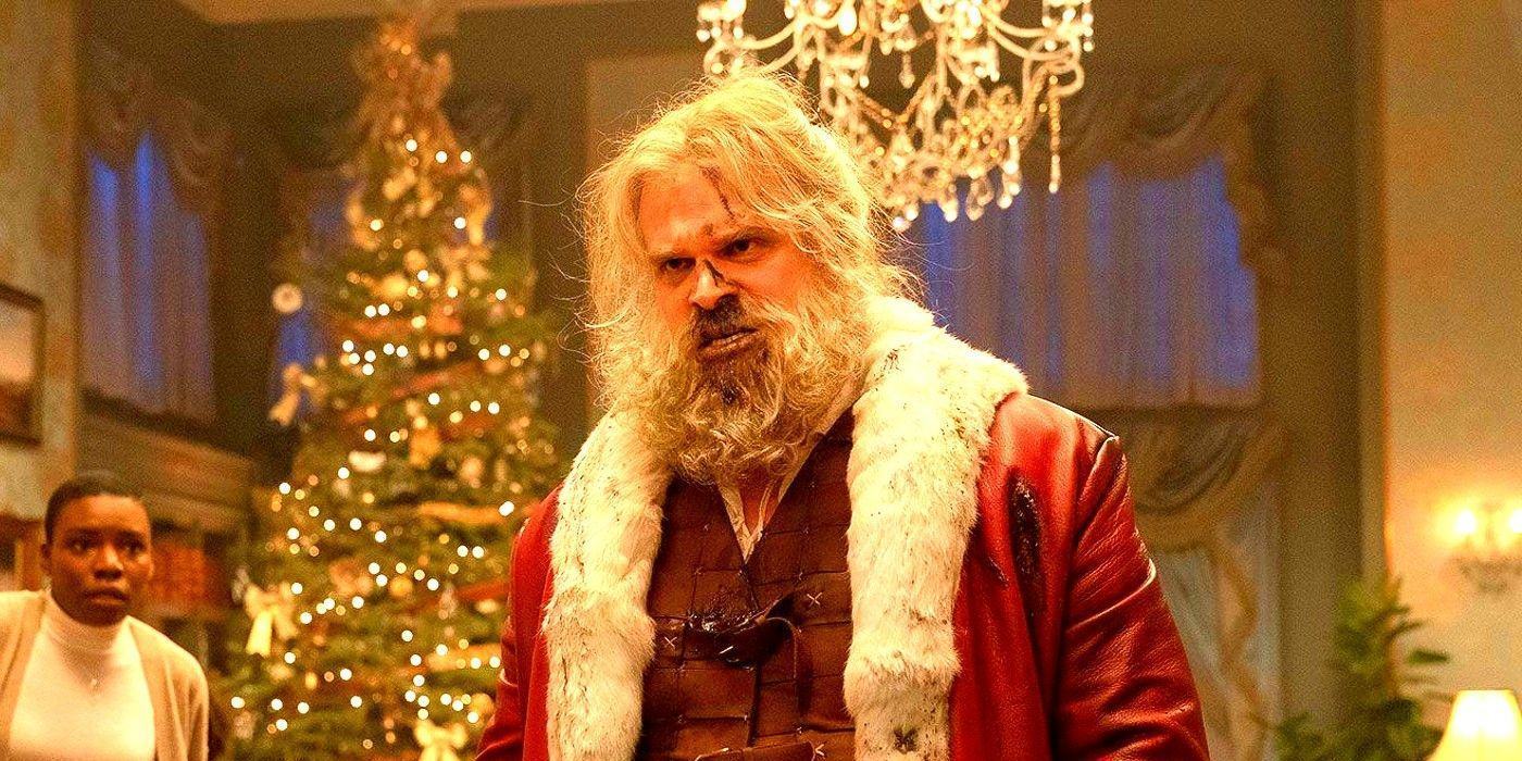 David Harbor as Santa in 'Violent Night'