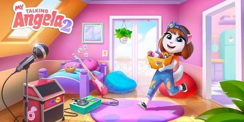 My Talking Angela 2 MOD APK (Unlimited money) 2.1.0.20086