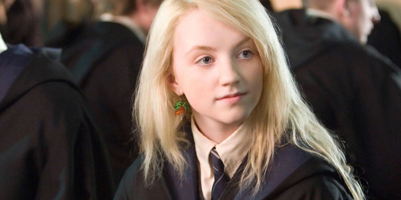 Close up of Luna Lovegood in Harry Potter