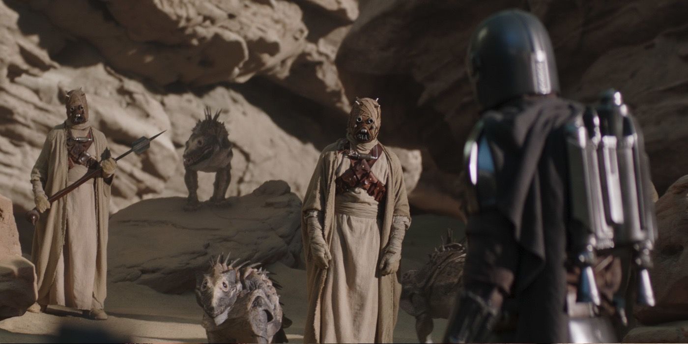 Sign Language with Tusken Raiders in Mandalorian