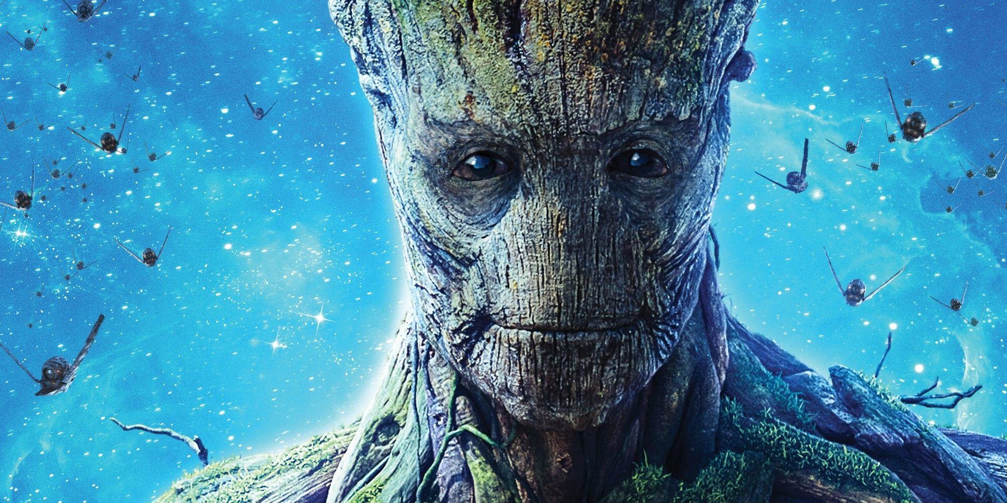 Groot looks on sternly from Guardians of the Galaxy