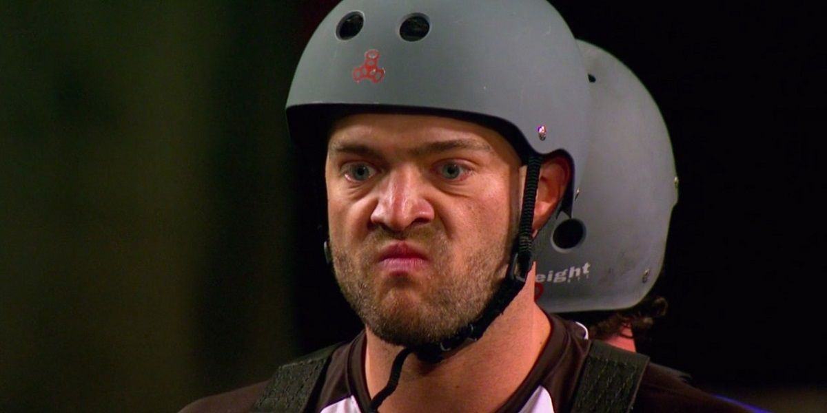 CT Tamburello prepares to make a backpack for Johnny Bananas in The Challenge: Cutthroat