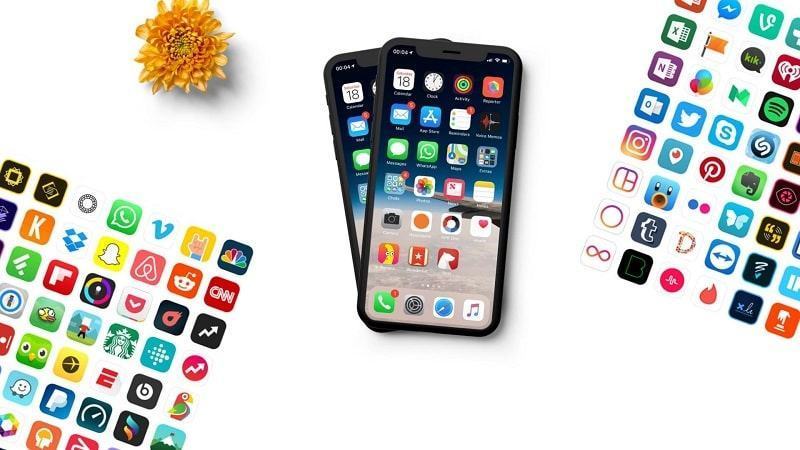 iOS icon pack mod apk