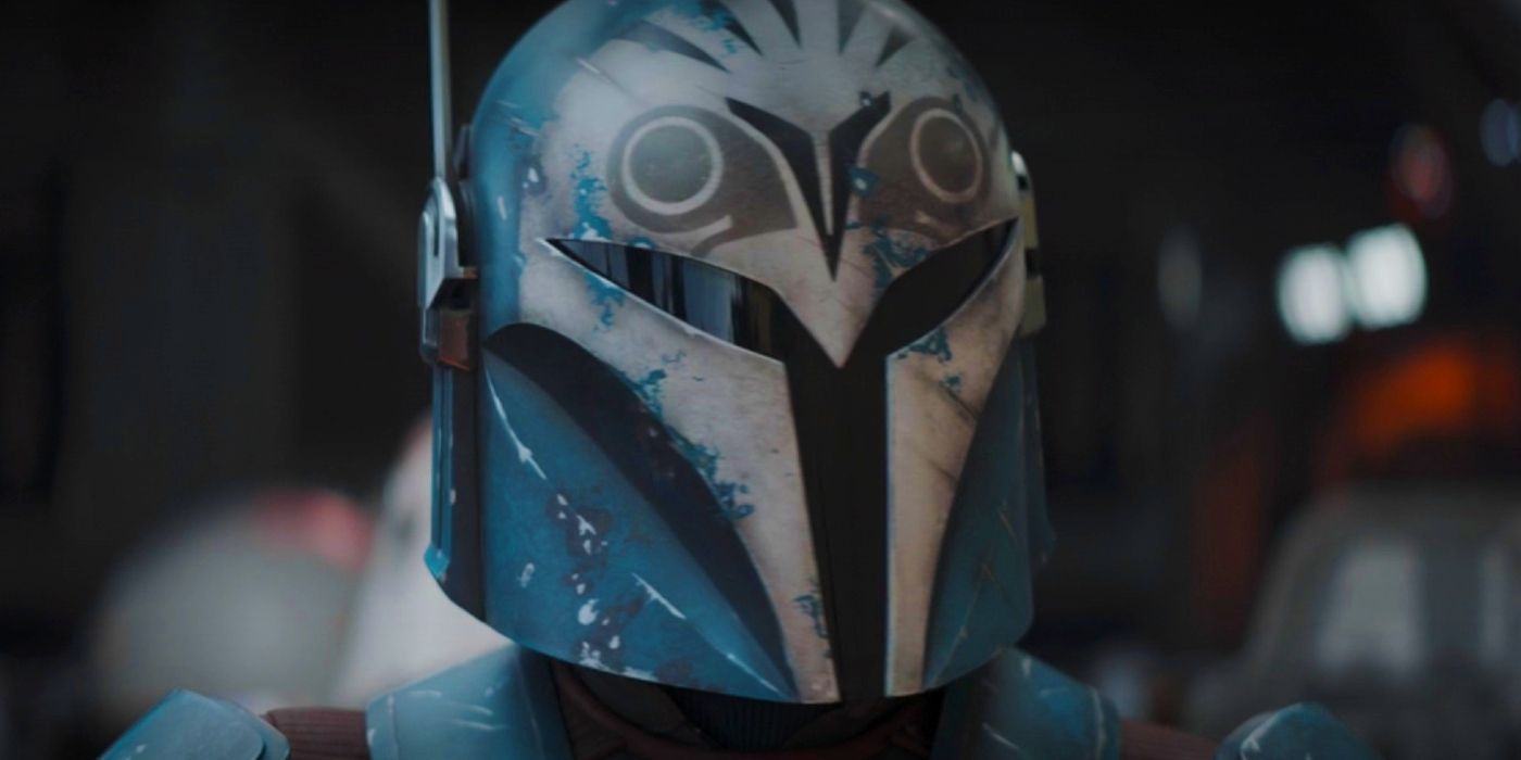 Bo-Katan Kryze piloting her ship in The Mandalorian Season 3 Episode 3