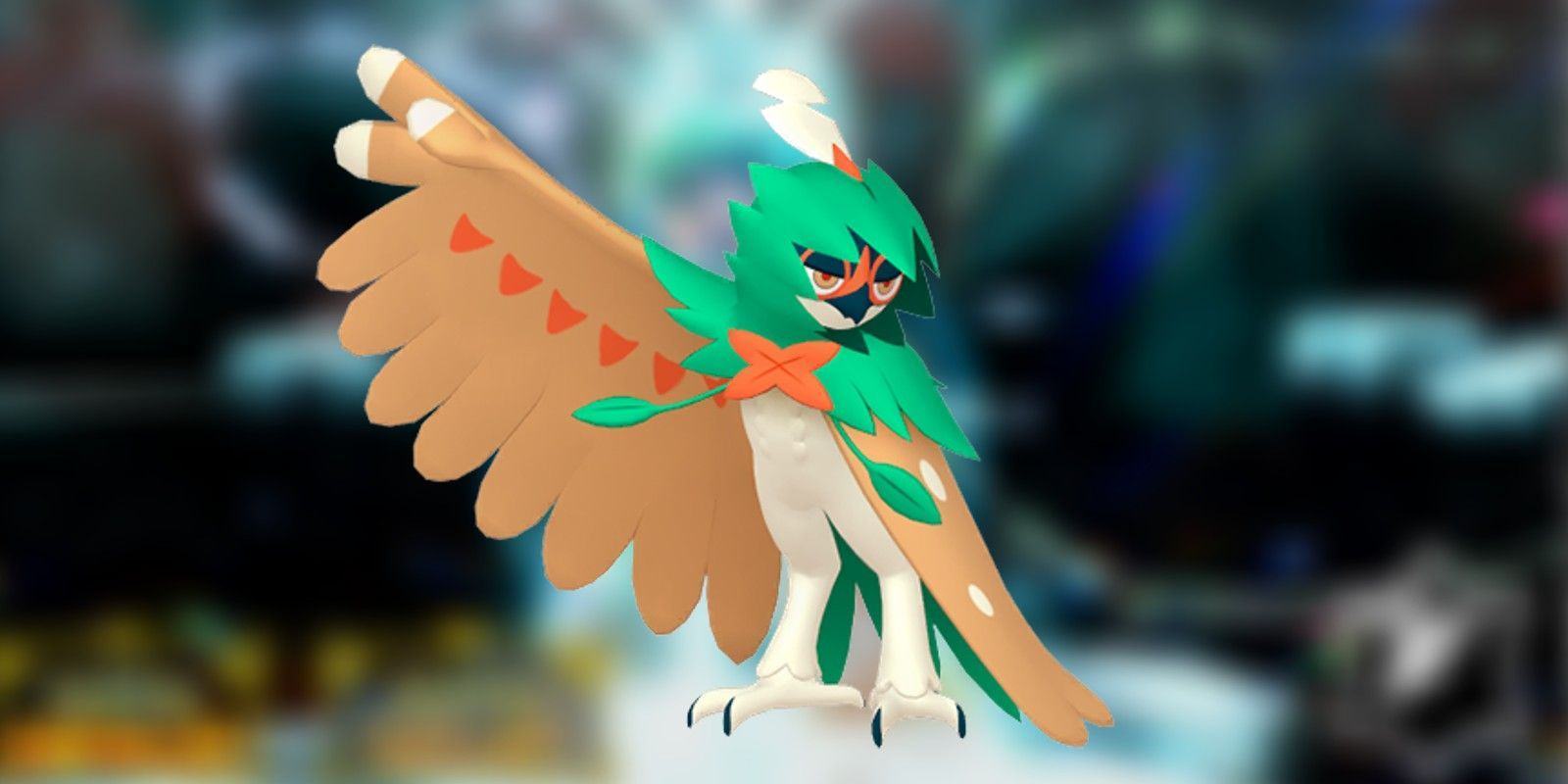 Decidueye Flying Type Tera Raid event in March 2023.