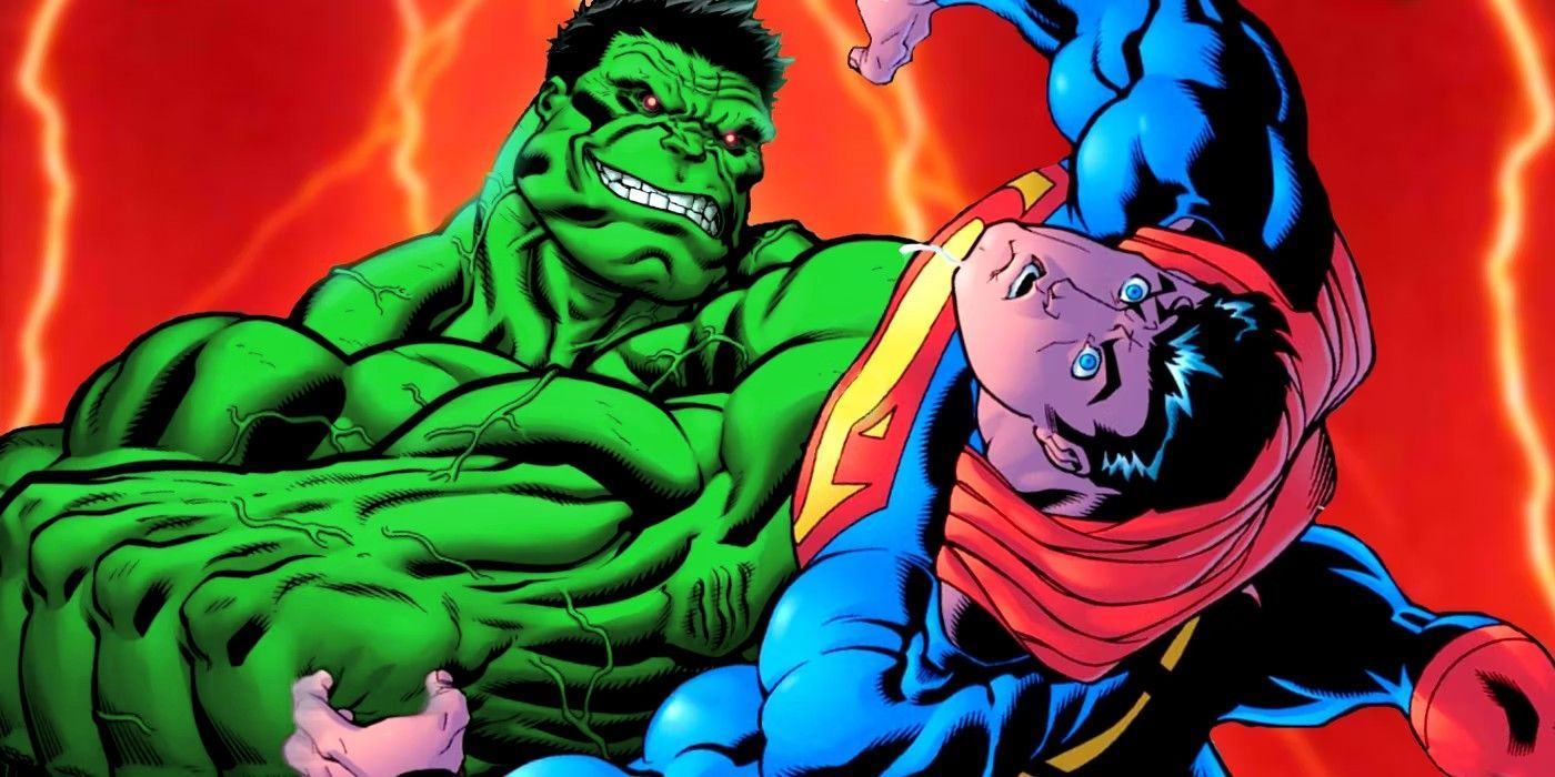 hulk punches out superman