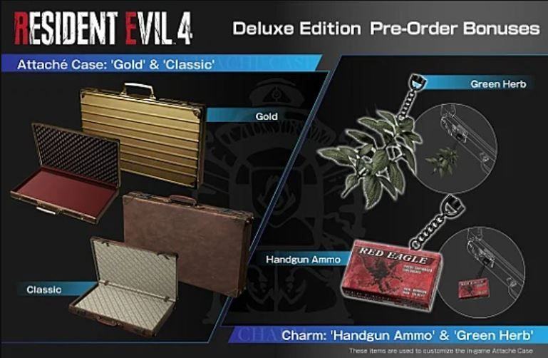 Pre-order Bonus for RE4 Remastered Deluxe Edition and Collector's Edition