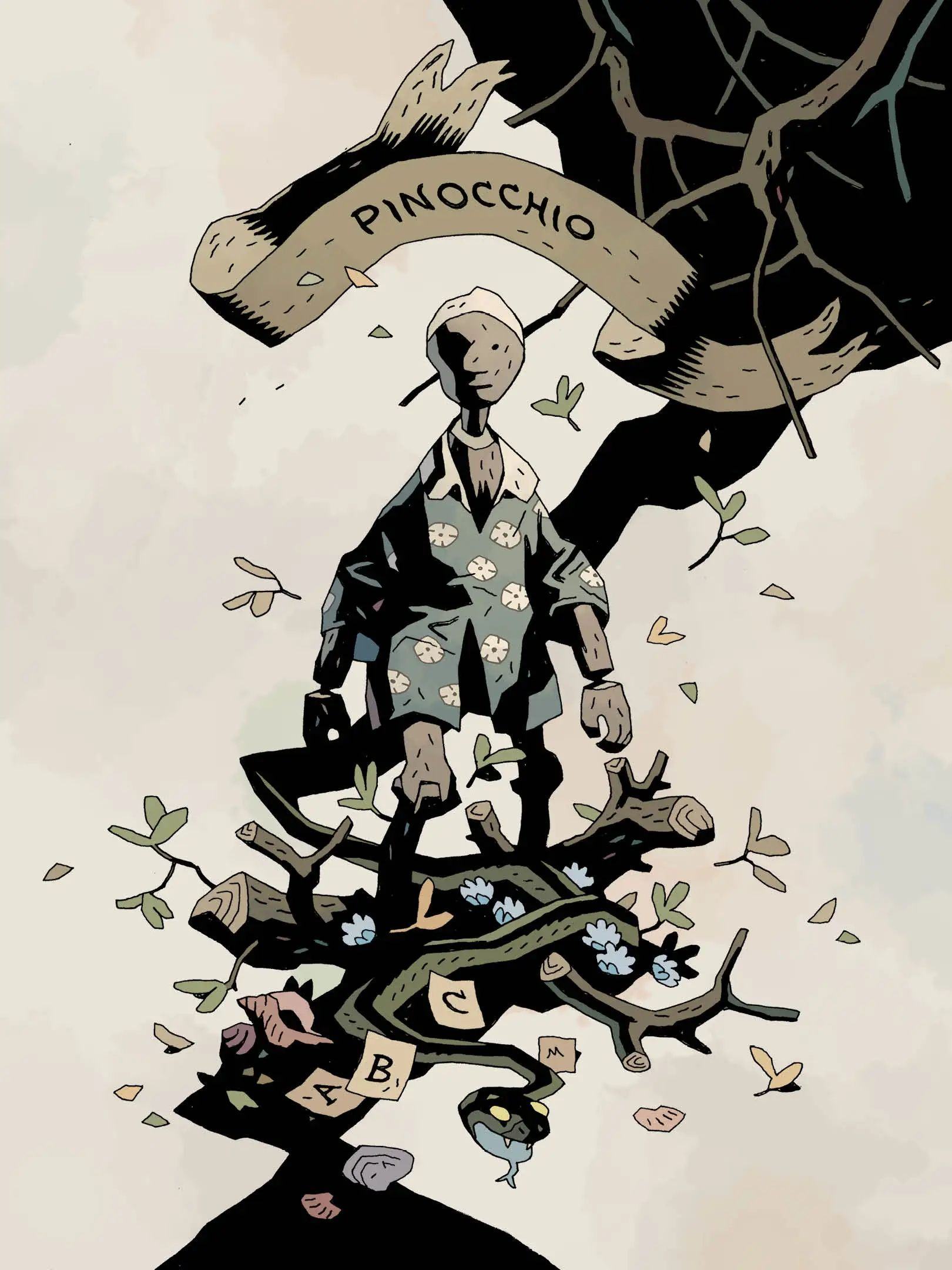 Mignola Pinocchio cover