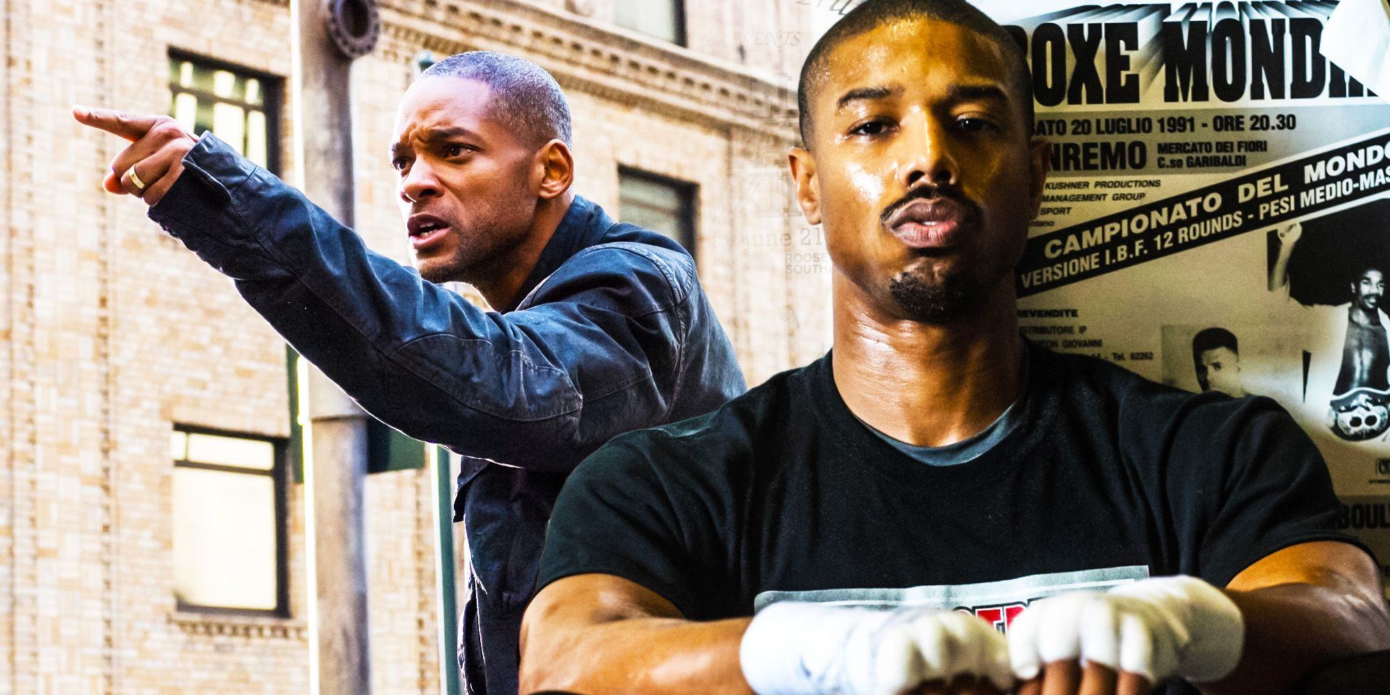 Michael B Jordan and Will smith I am legend 2