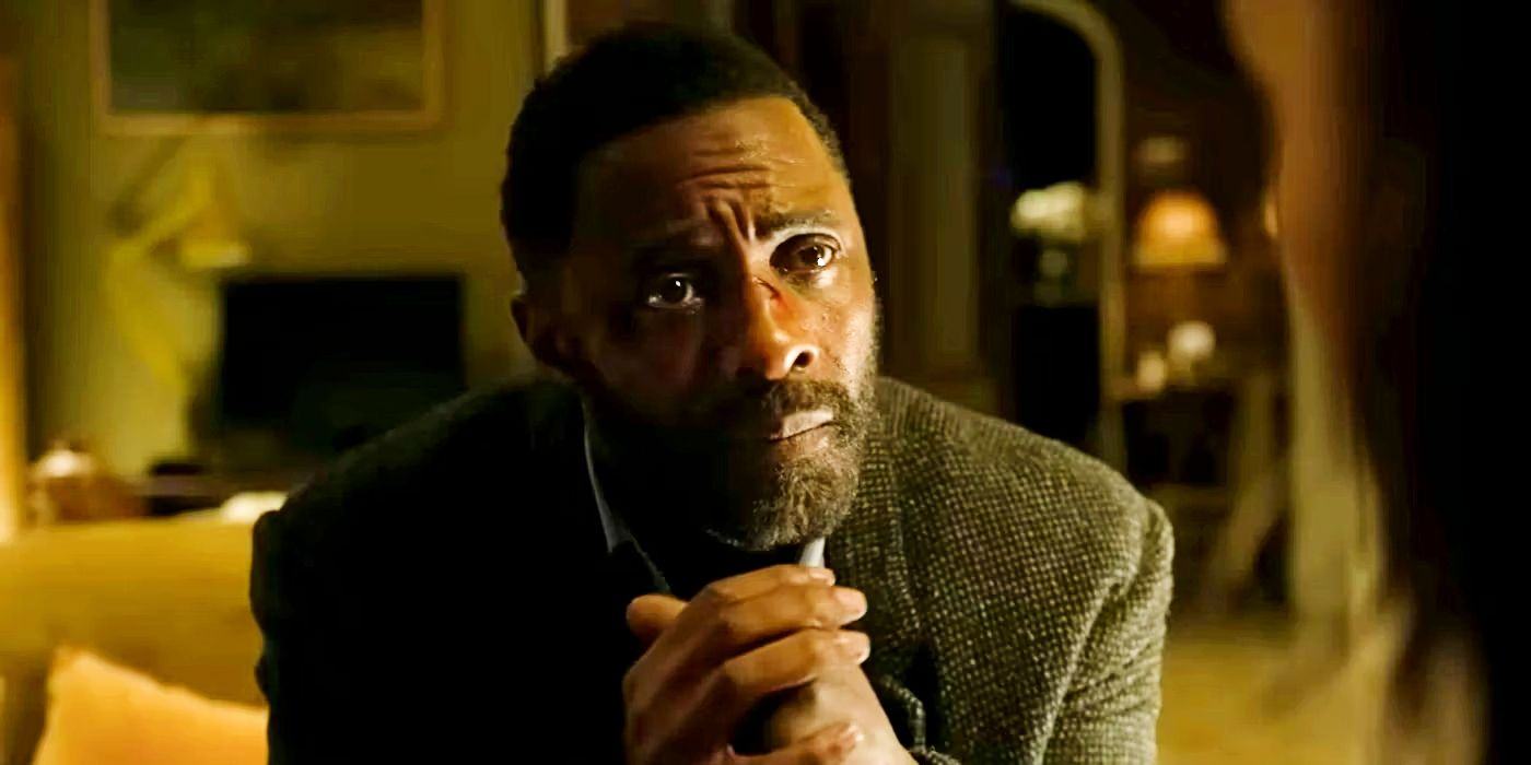 Idris Elba as DCI Luther in Fallen Sun Luther