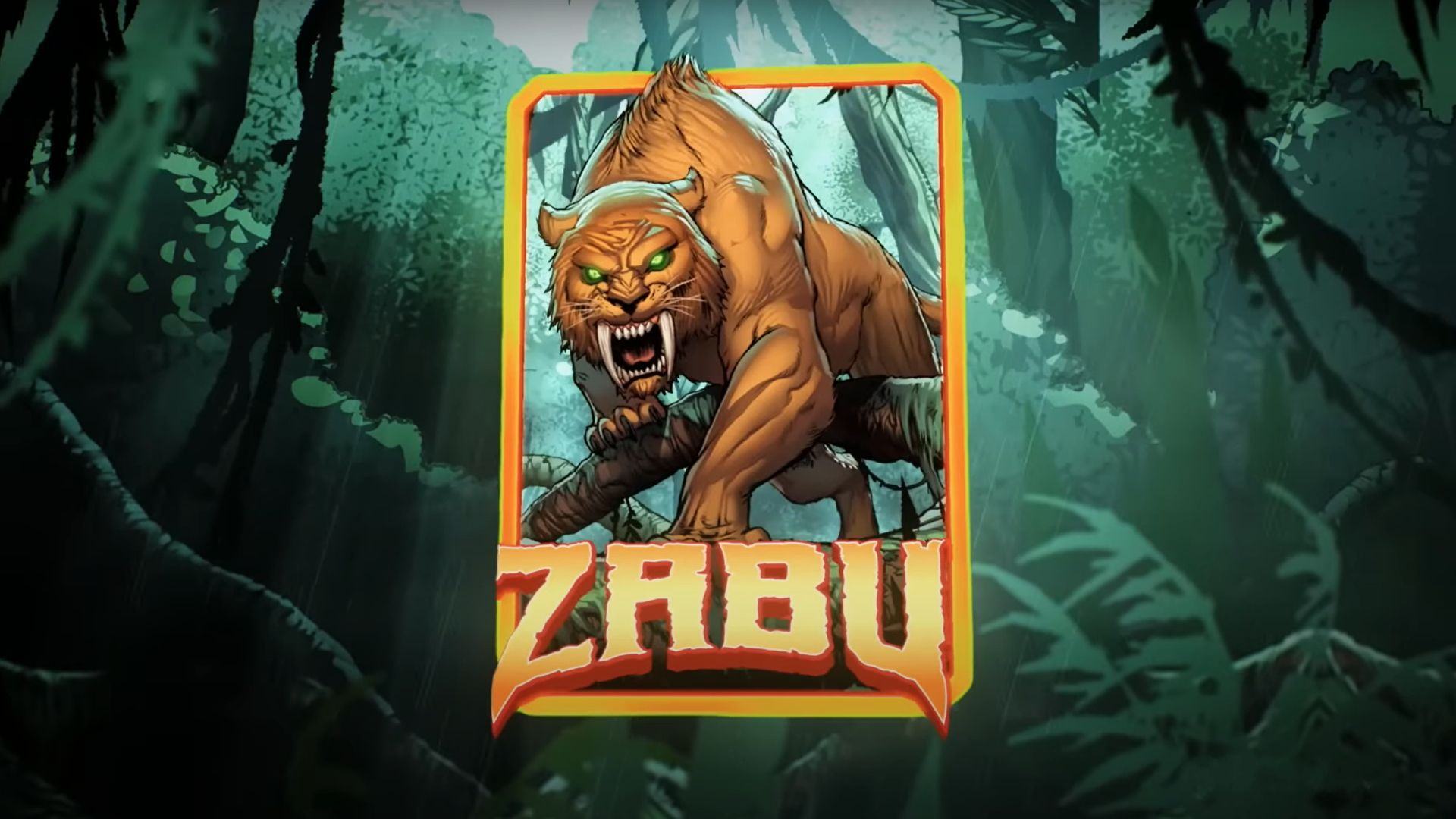 Official Marvel SNAP Savage Land Zabu Card Art