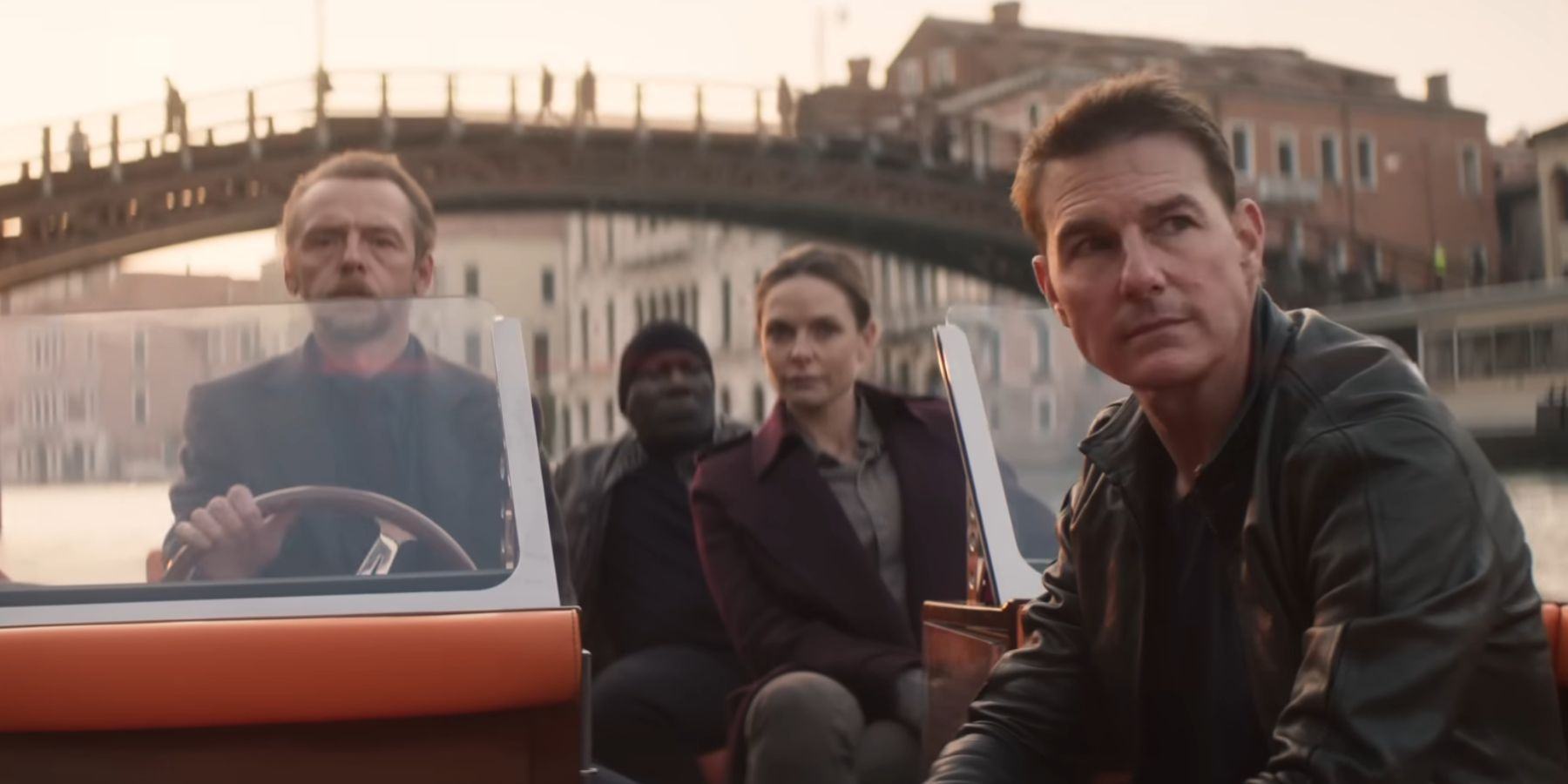 Ethan, Benji, Luther and Itsa are all on a boat in Italy in Mission: Impossible Dead Reckoning Part 1