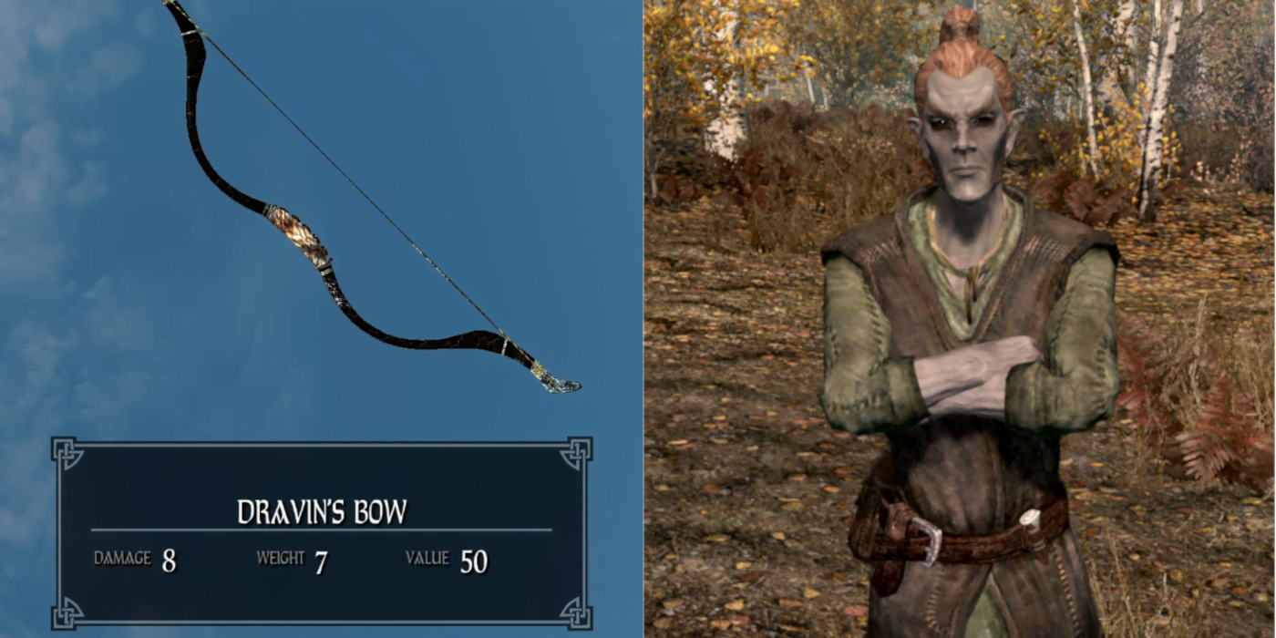 Elder Scrolls V Skyrim Dravon's Bow