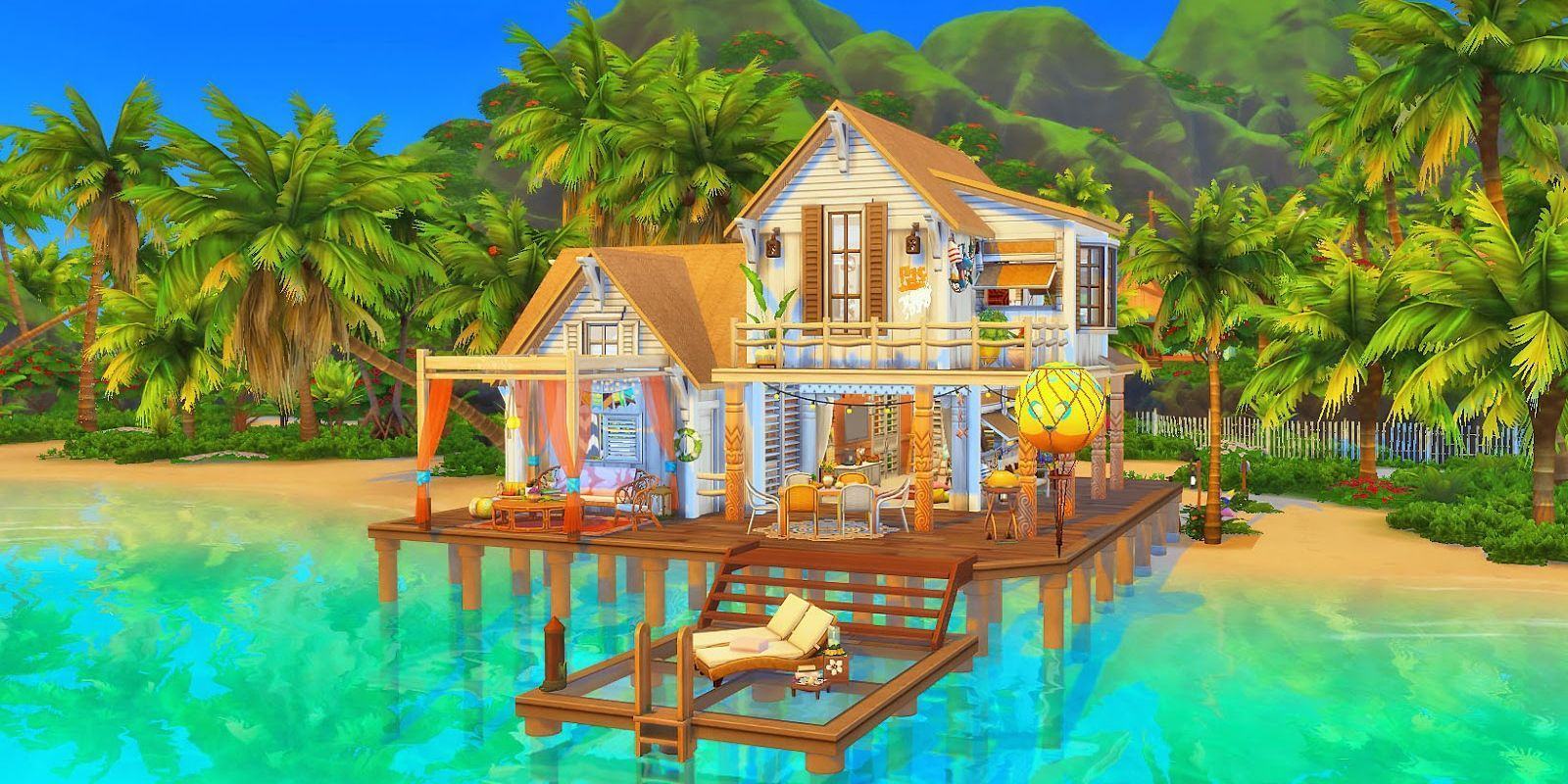 The Sims 4 beach house