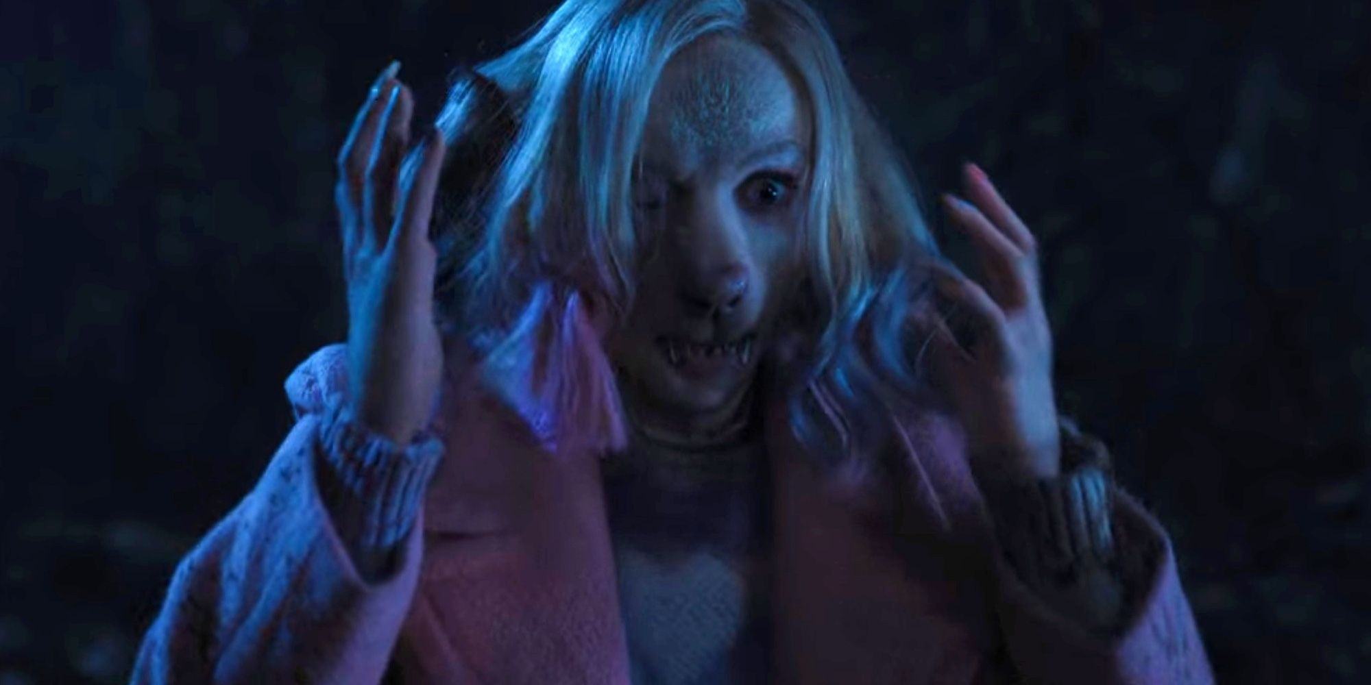 Enid turns into a werewolf on Wednesday season 1