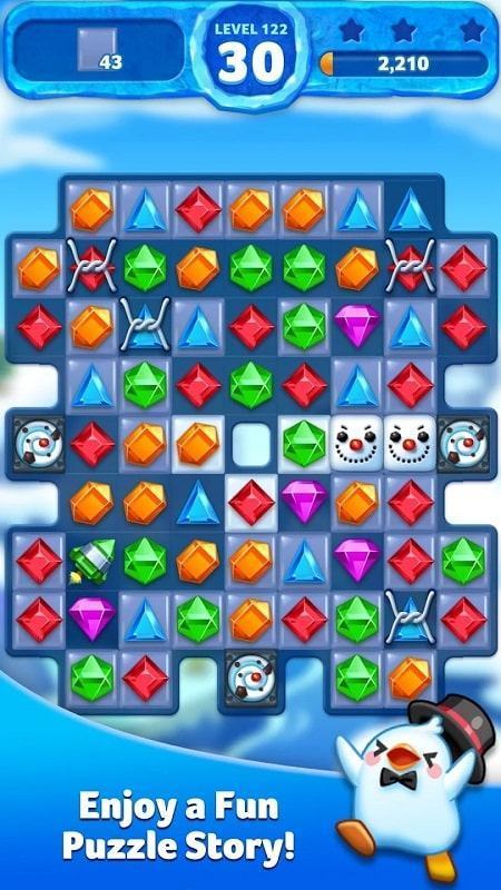 Jewel Ice Mania Match 3 Puzzle mod android