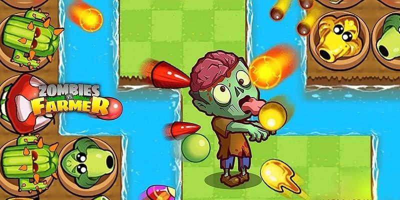 Zombies Vs Farmer MOD APK (Unlimited money, energy) 1.9.4.1