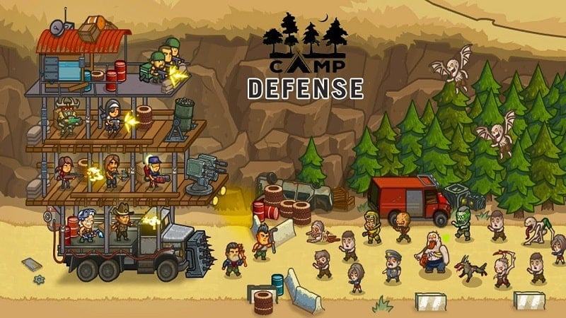 Camp Defense MOD APK (Unlimited money) 1.0.788