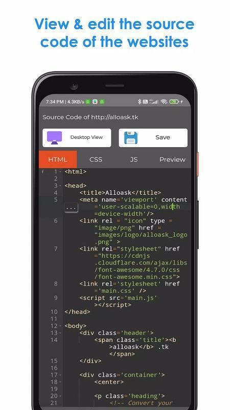 HTML HTML CSS JS Editor Free