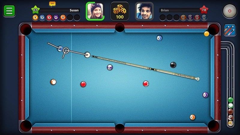 8 ball billiards module