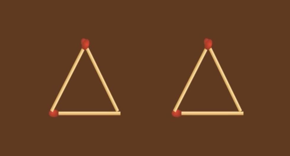 Make 4 triangles in 1 move: test your intelligence in a visual test