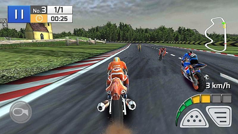 Real bike racing mode