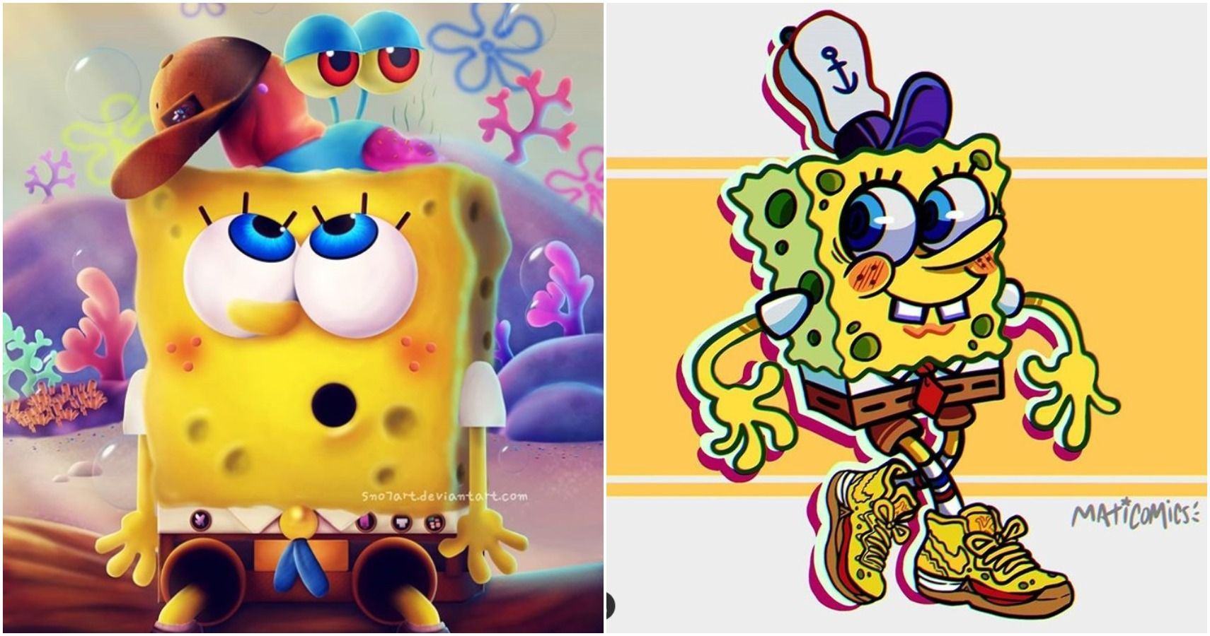 SpongeBob SquarePants: 10 Fan Art Pieces Of SpongeBob That Are Awesome