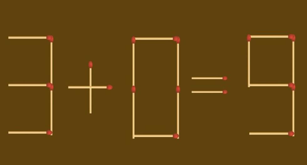 Test your wits: discard 1 matchstick and fix the equation of this viral challenge