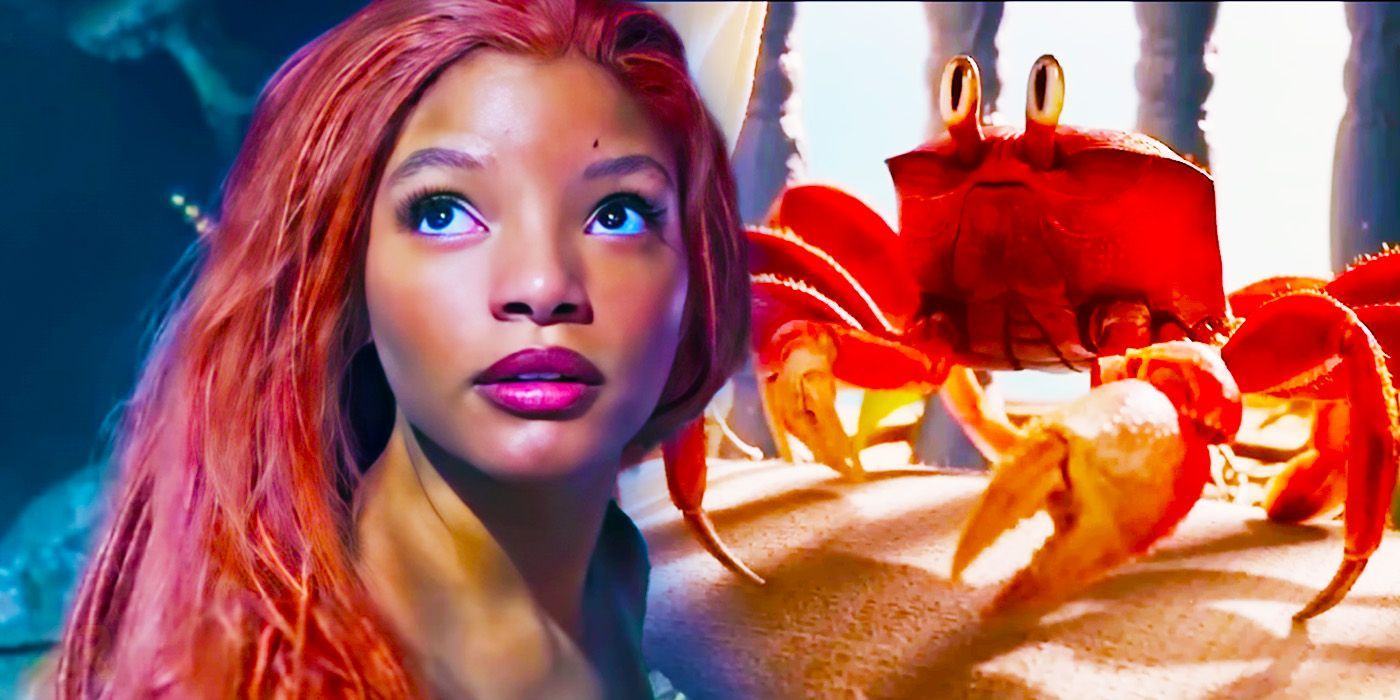 little mermaid 2023 halle bailey ariel sebastian easter eggs