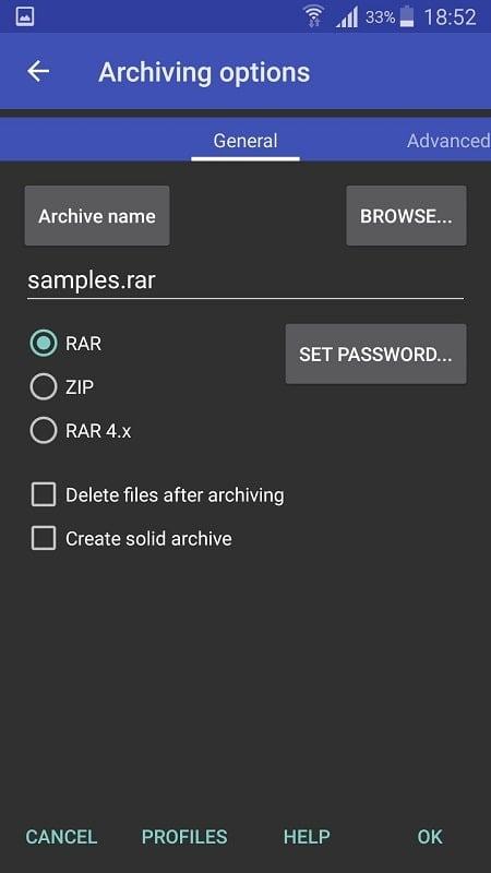 Android RAR Module