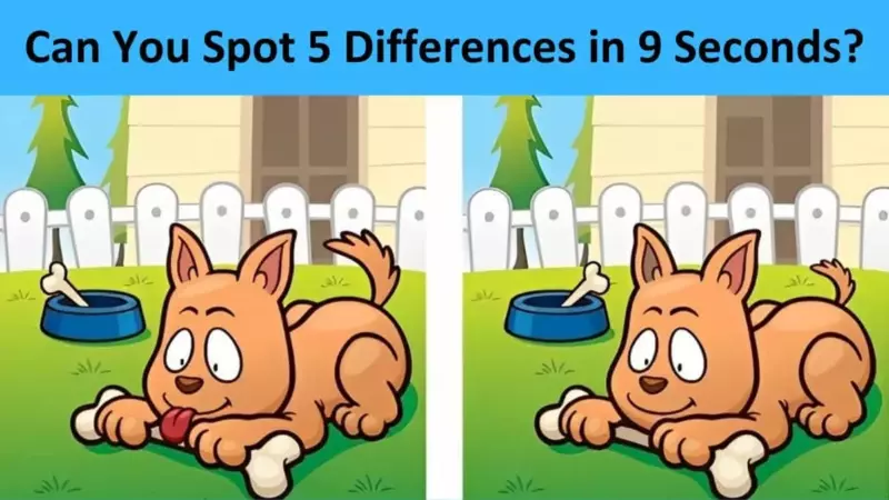 Only the most observant individuals can spot the difference between the two images in limited time.