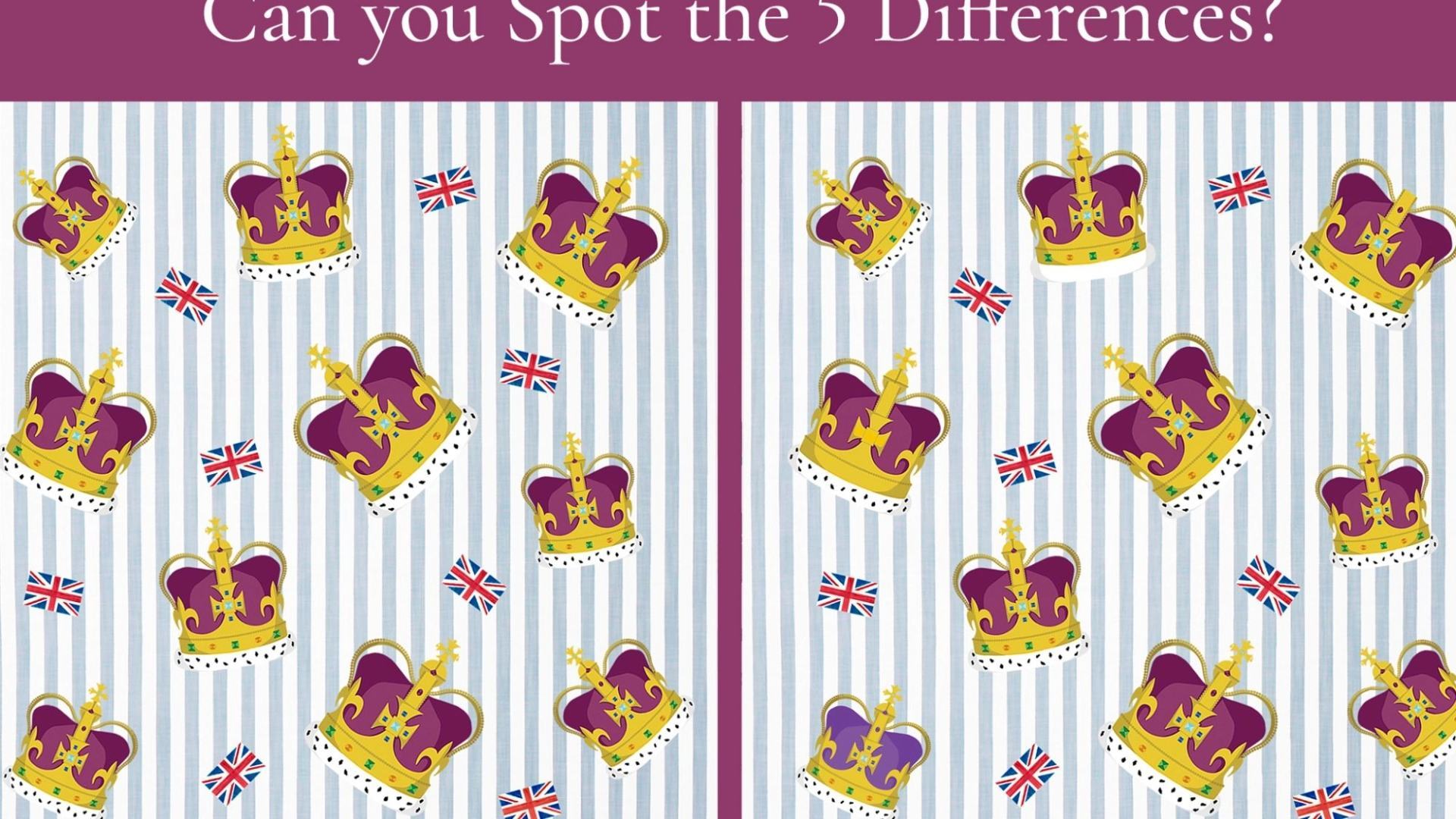 You have the eyes of a hawk if you can find five differences in this great brain teaser.  Only half will solve it.