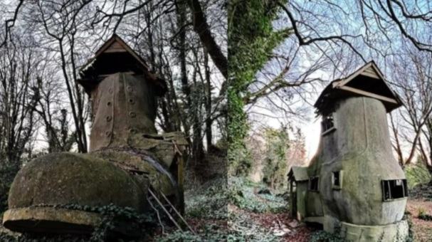 A group of amateur researchers discovered a house shaped like a shoe, like a house in a fairy tale