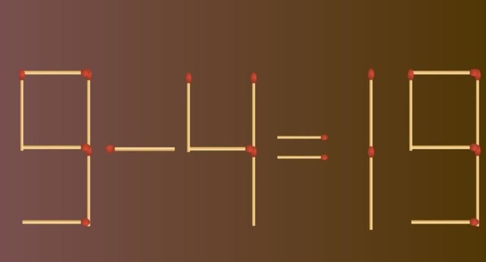 Add 4 matches and try to fix the equation we show in this viral challenge