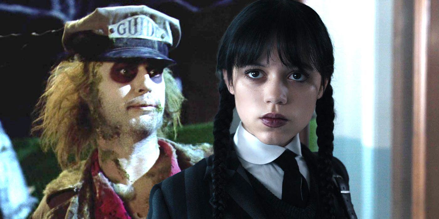 Jenna Ortega Michael Keaton Beetlejuice