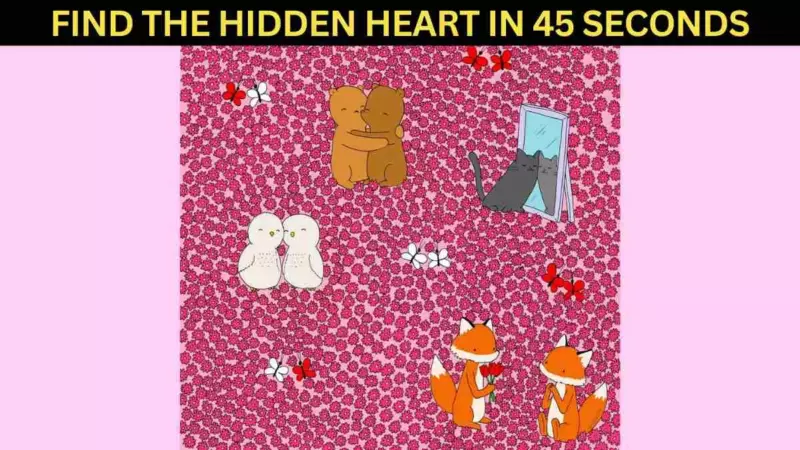 Can you find the hidden heart in 45 seconds?  Even Einstein won't succeed!